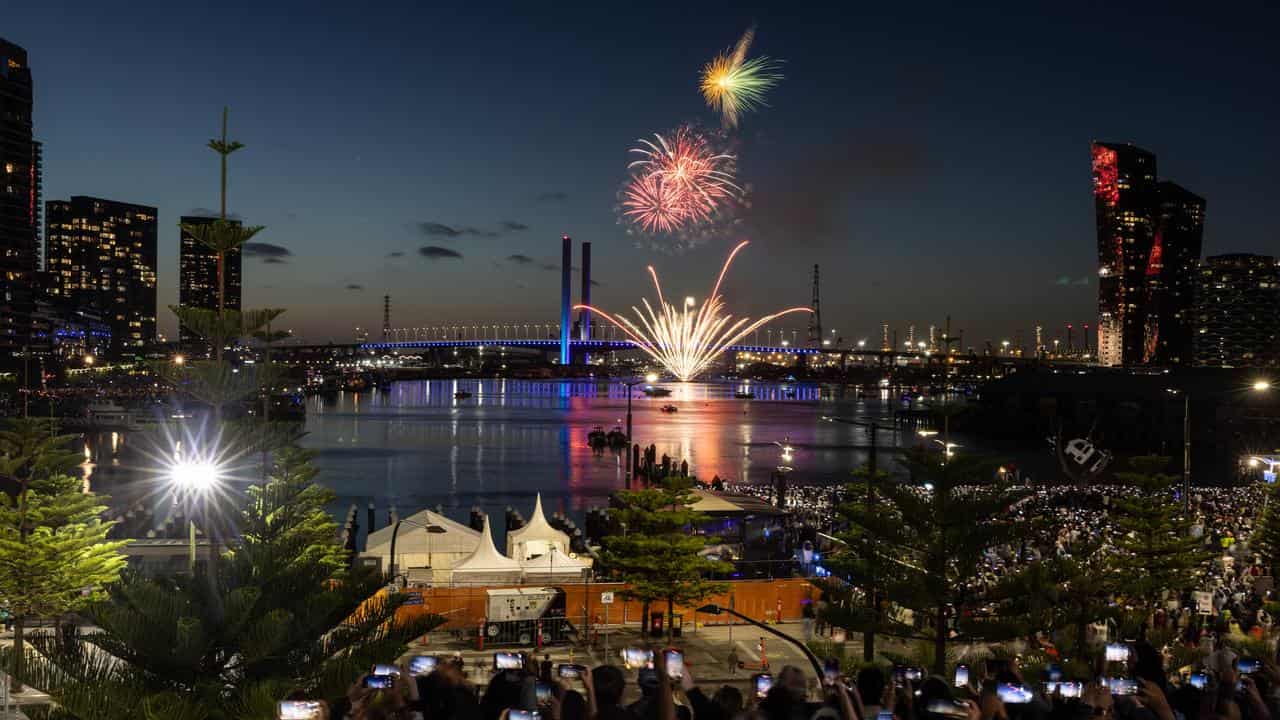 Melbourne's fireworks