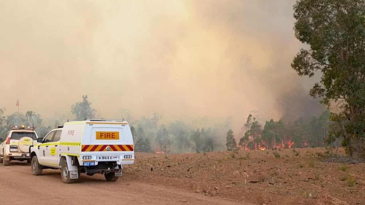 A bushfire near Perth (file image)