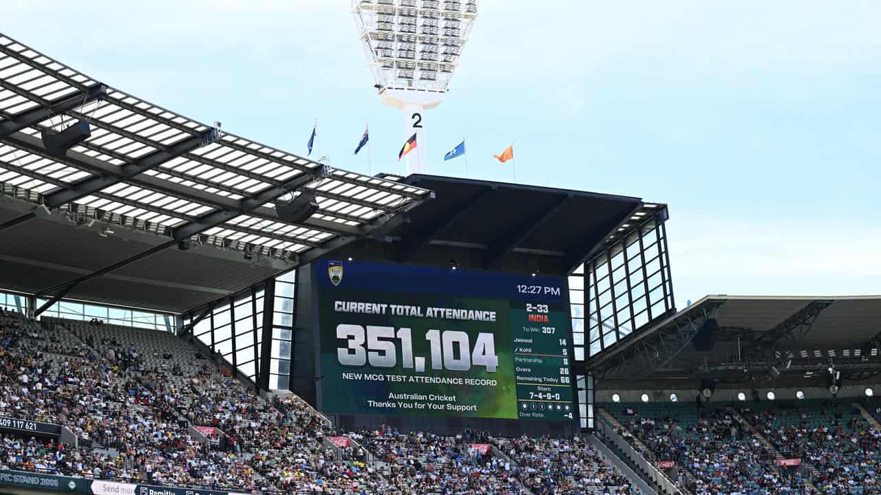 The Boxing Day Test at the MCG.