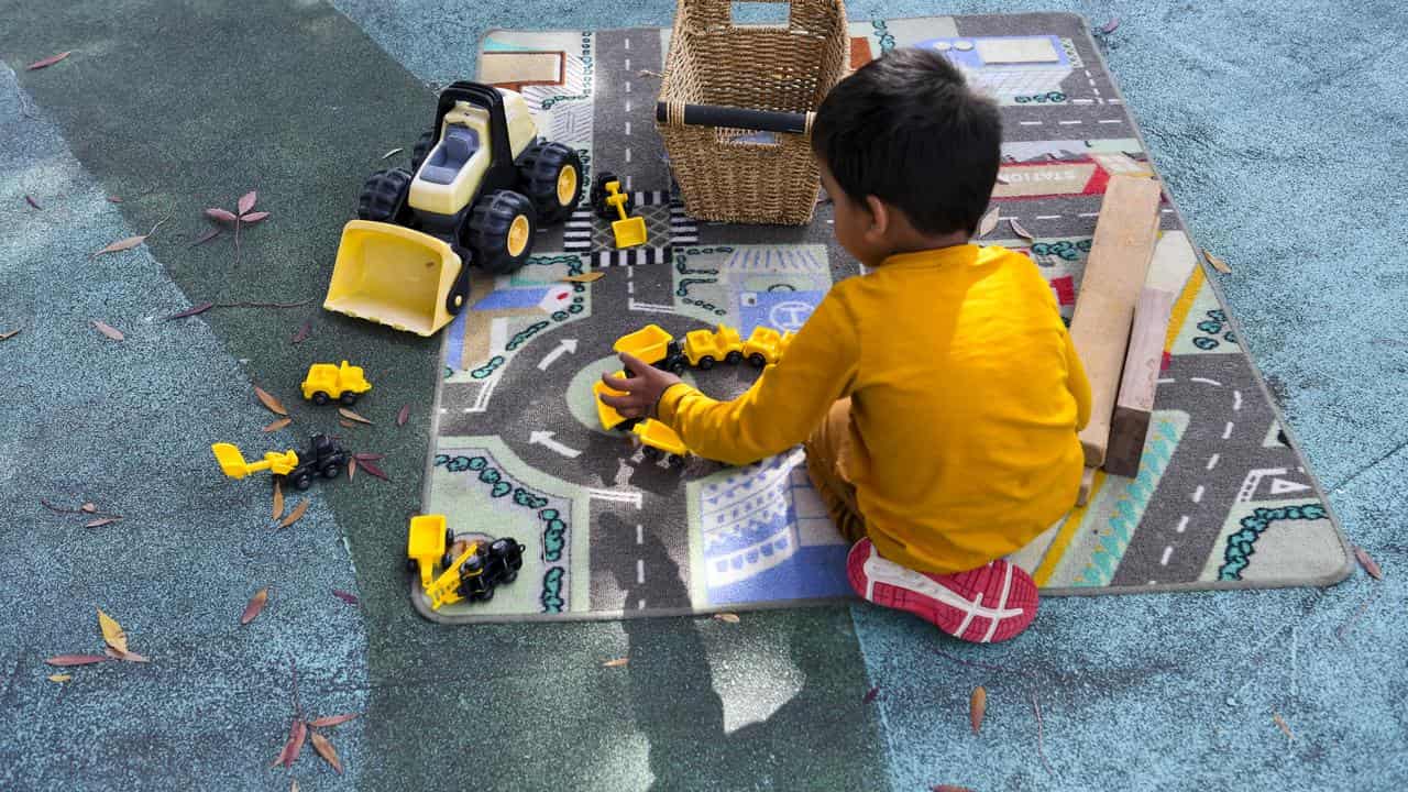 Boy at Canberra childcare centre (file)