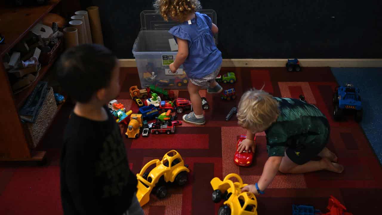 Children at Sydney childcare centre (file)