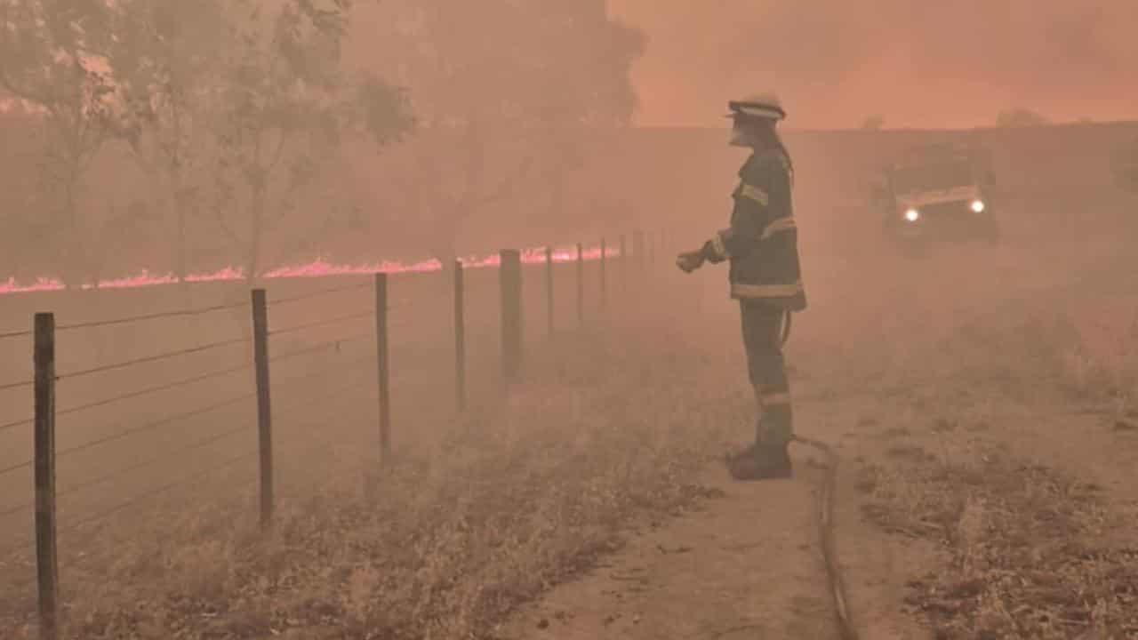 Bushfire in the Grampians National park