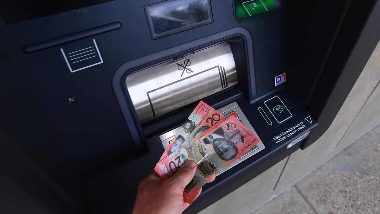 Cash is withdrawn (file image)