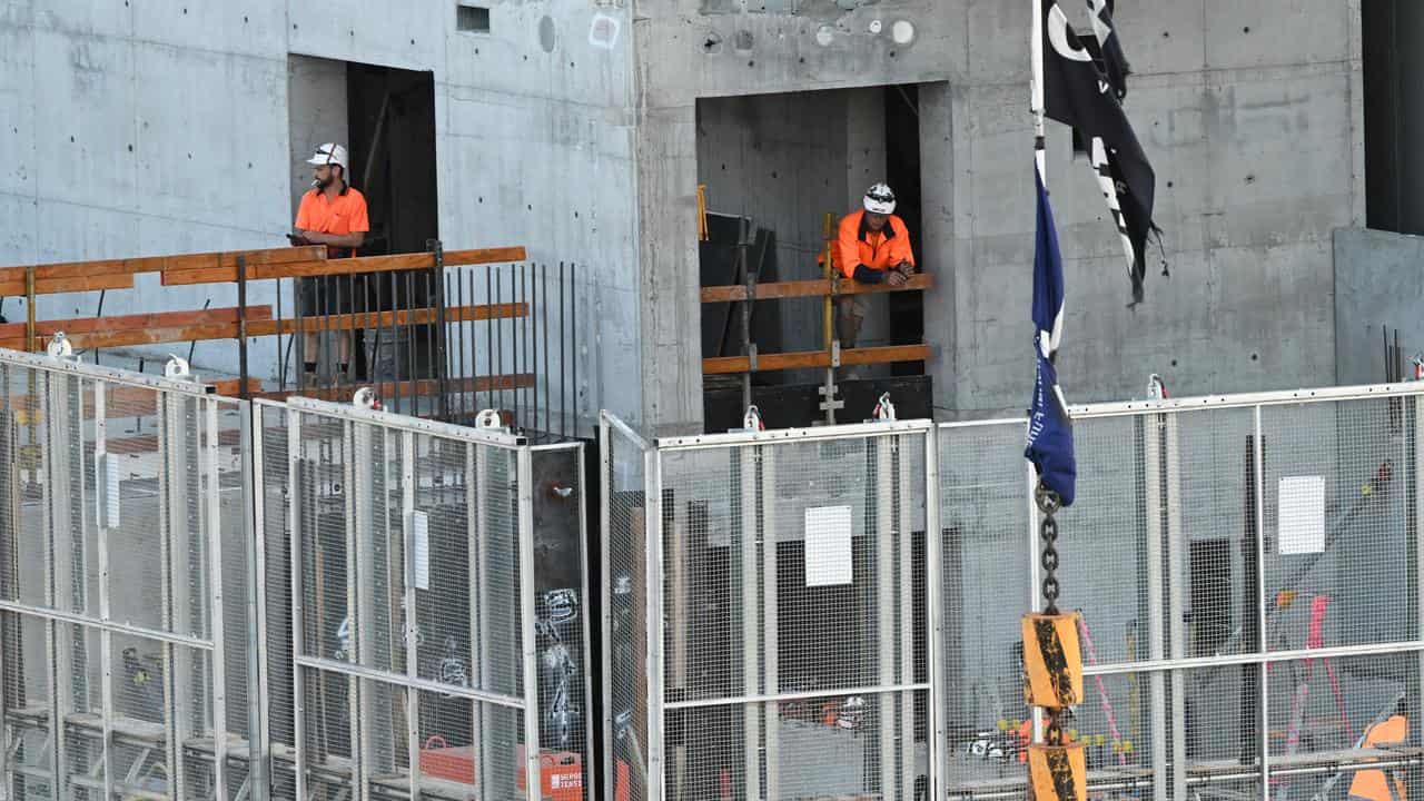 Workers on construction site (file)