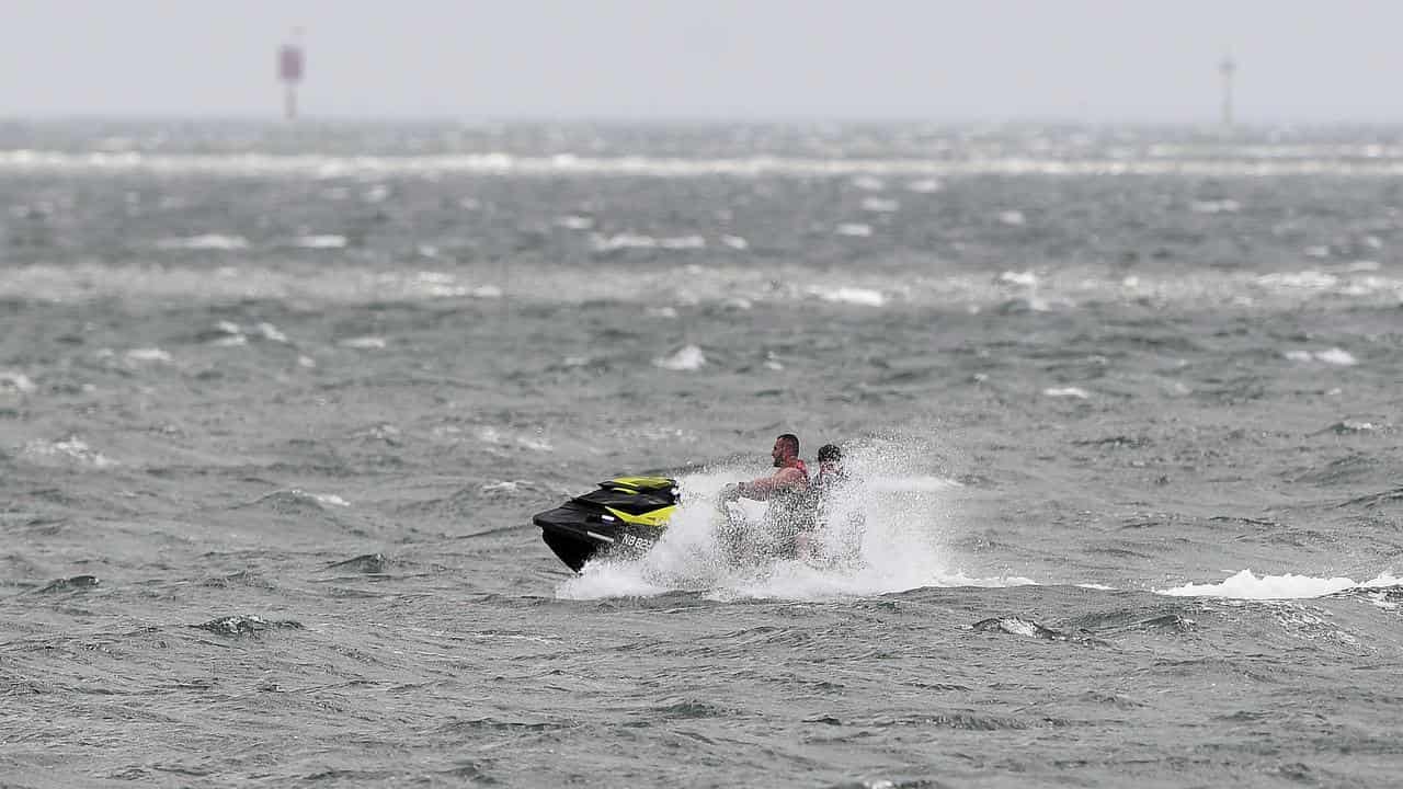 A file photo of jetskiers 