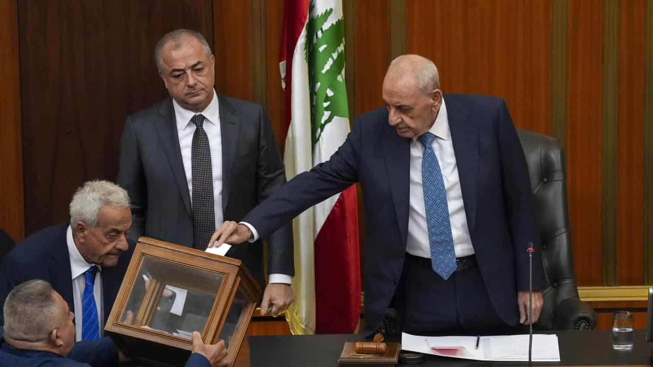 Lebanese Parliament Speaker Nabih Berri