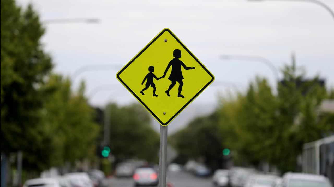 School crossing sign