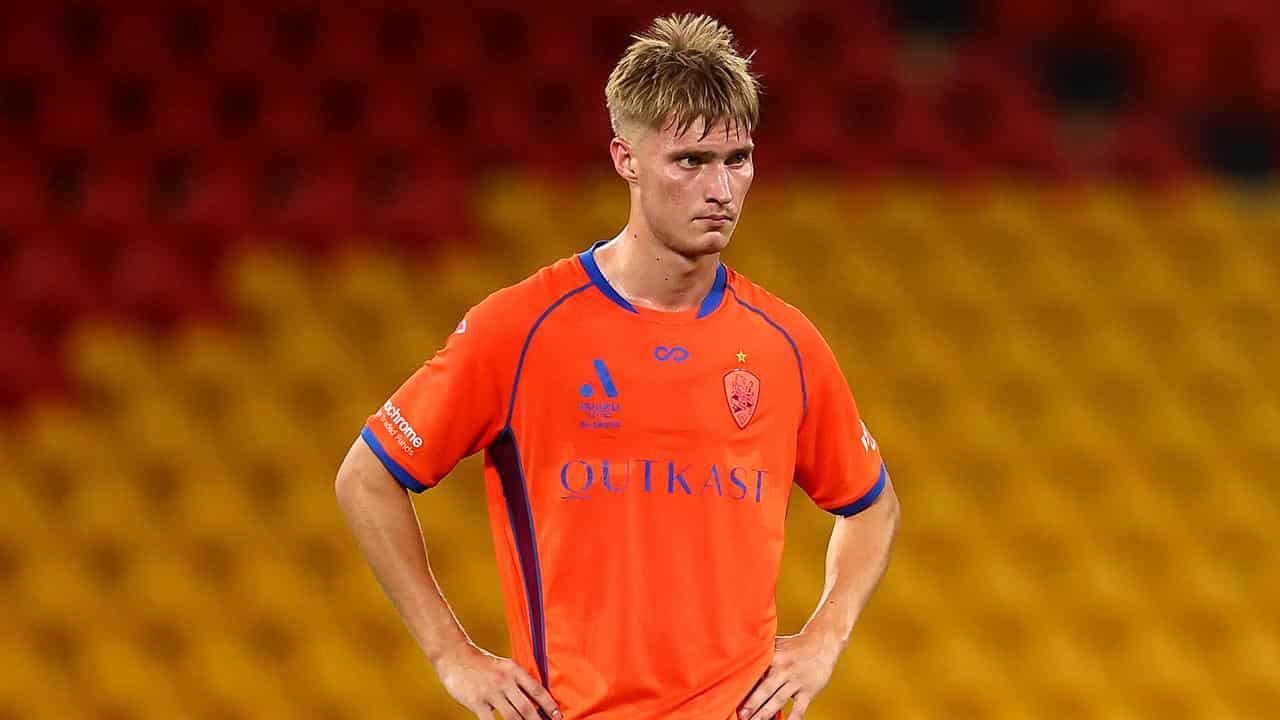 Brisbane Roar's Thomas Waddingham.