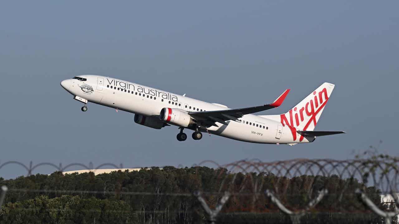 Virgin Australia aircraft (file)