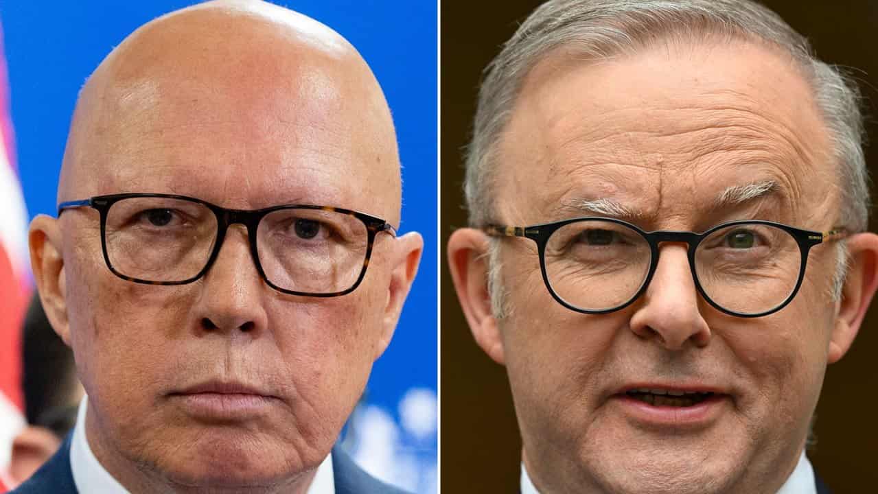 Peter Dutton and Anthony Albanese (file)