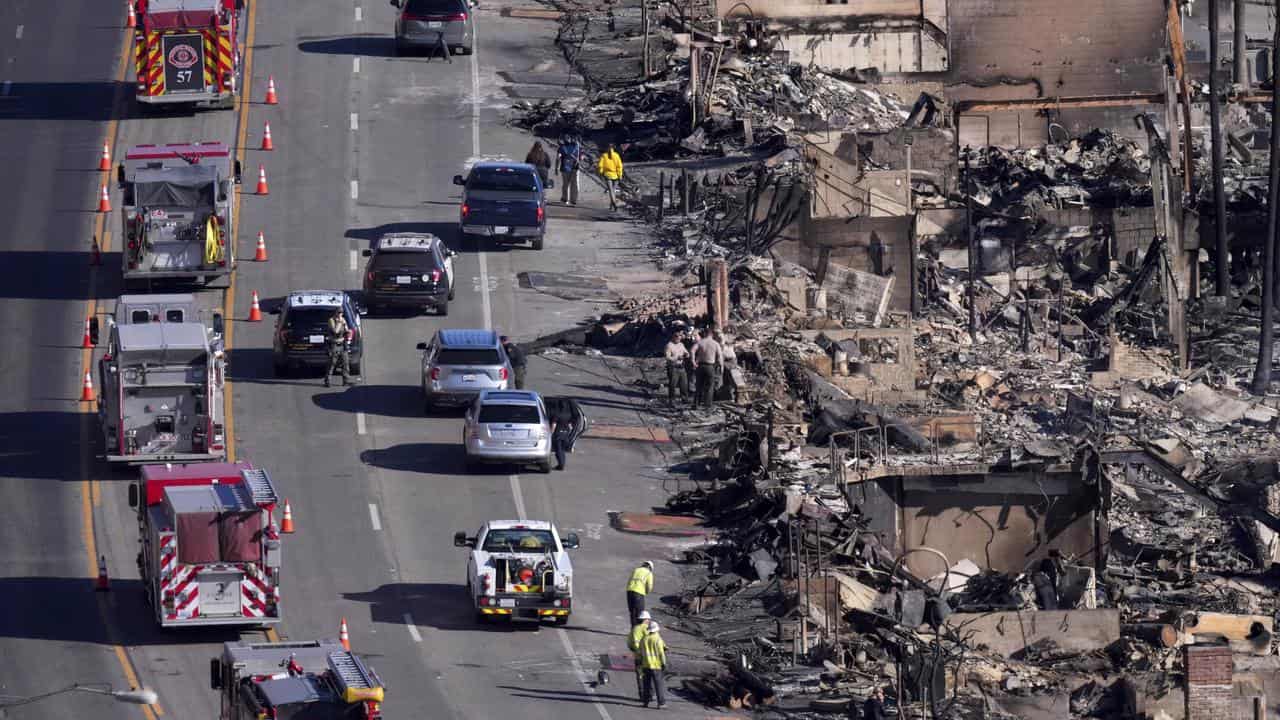 Homes burned by the Palisades Fire