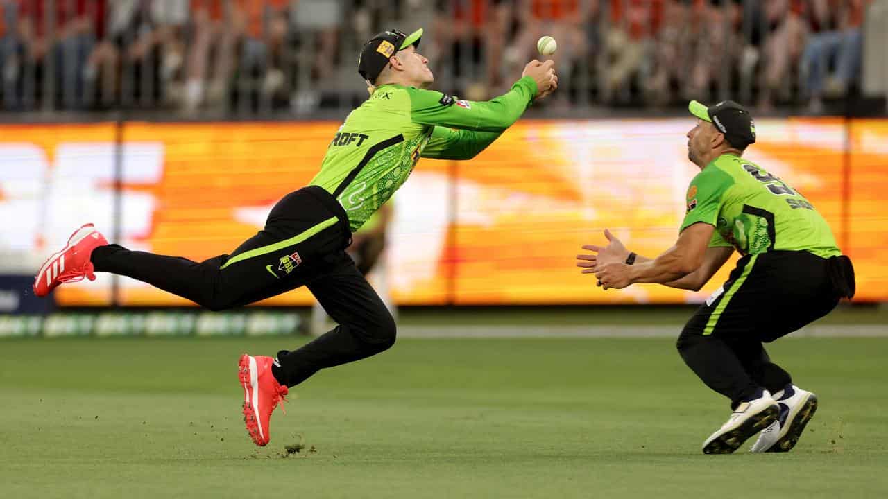 Cameron Bancroft  (left) and Daniel Sams.