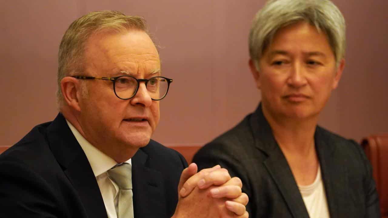 Prime Minister Anthony Albanese and Foreign Minister Penny Wong 