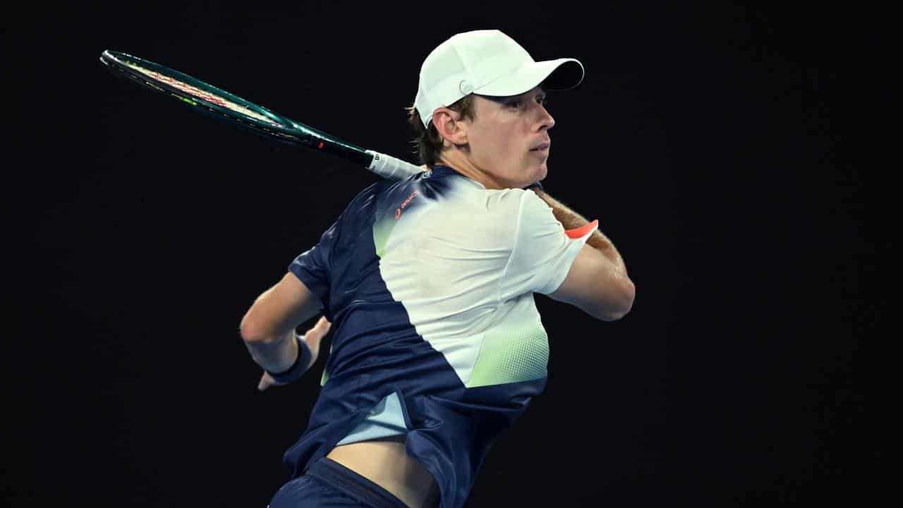 Alex de Minaur at the Open