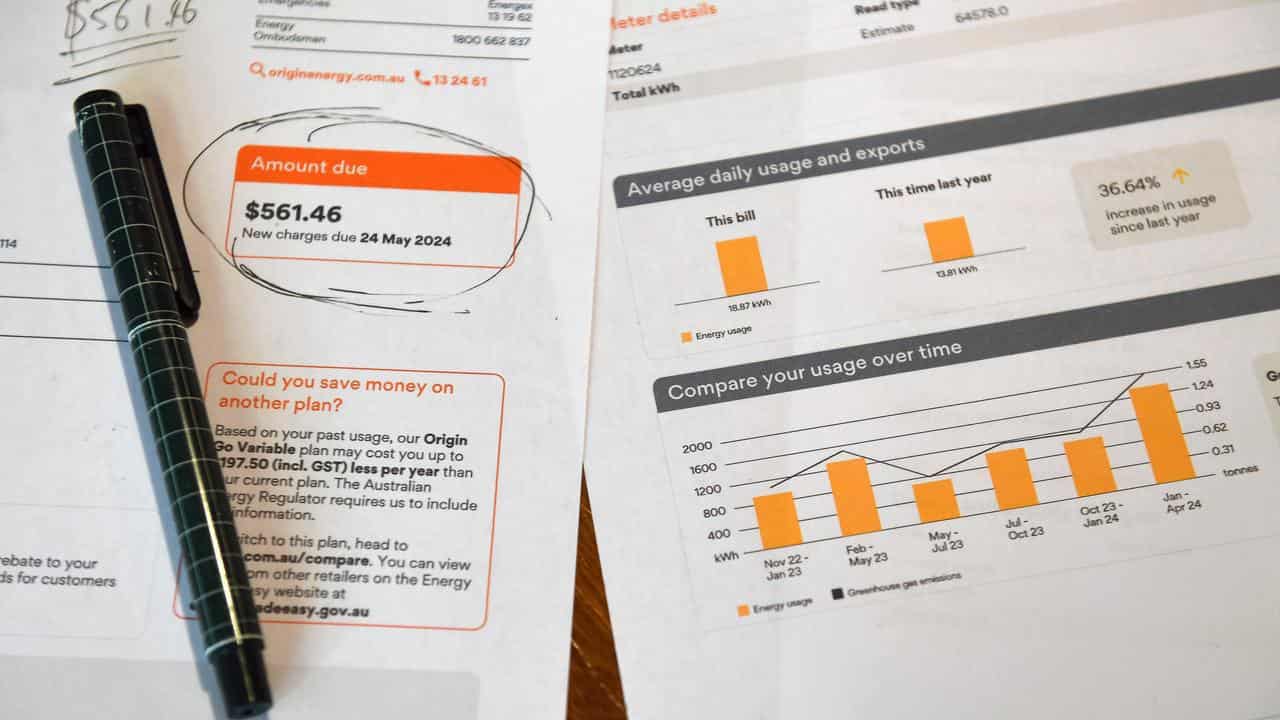 A power bill (file image)