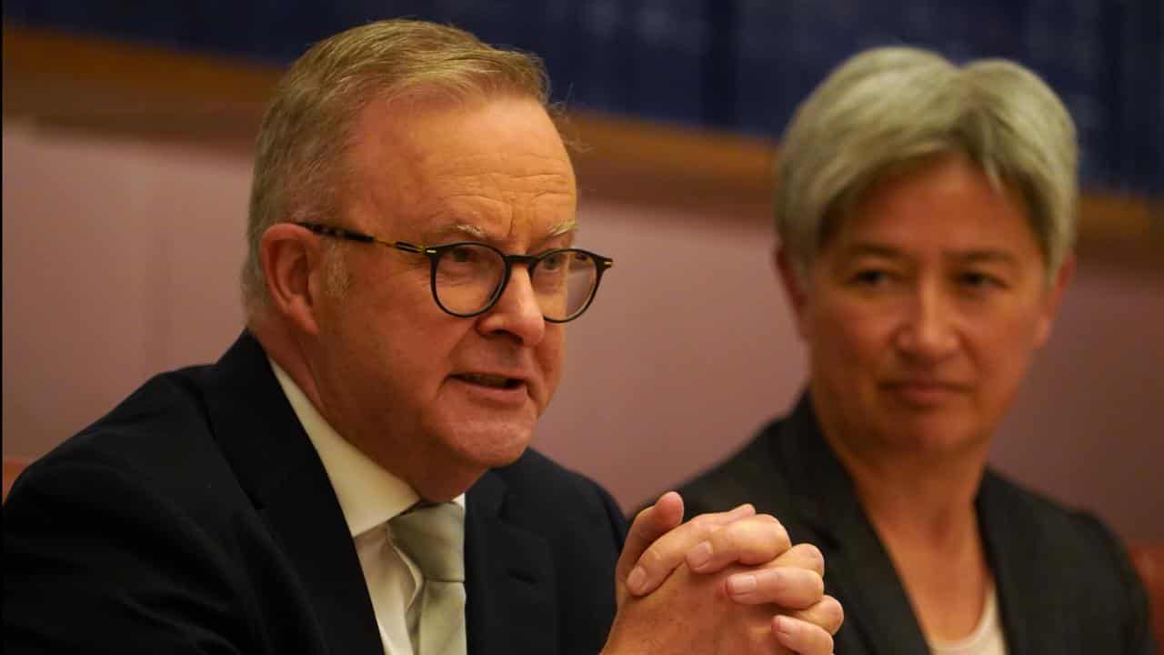 Anthony Albanese and Penny Wong