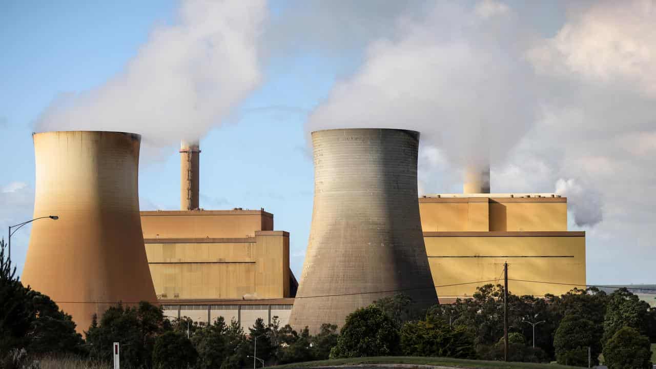 The Yallourn Power Station.