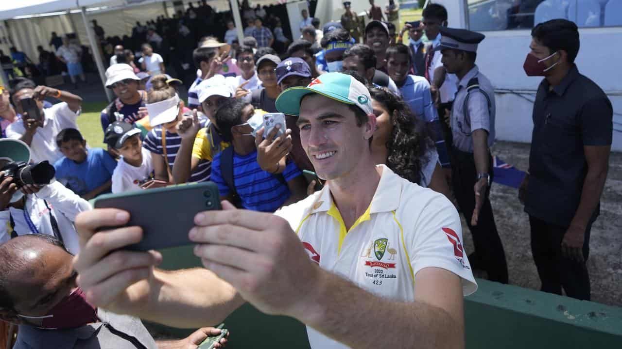 Australia's cricket captain Pat Cummins