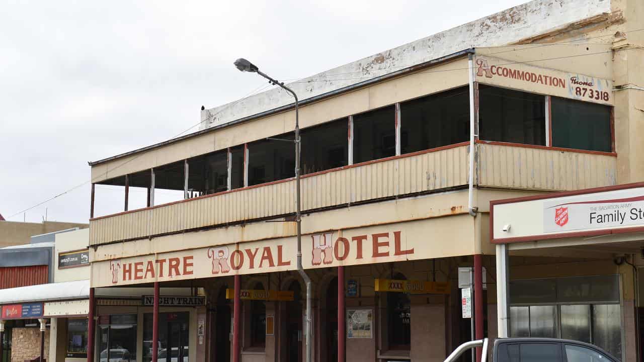 The Theatre Royal Hotel in Broken Hill.