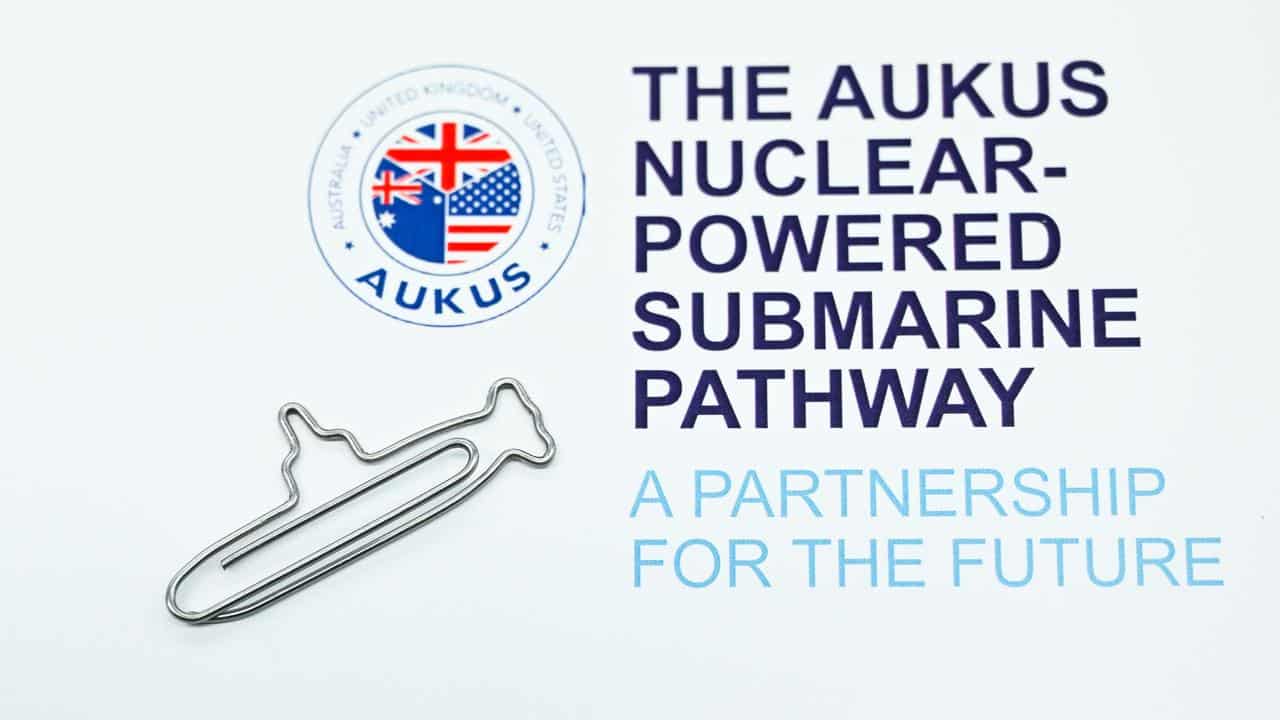 AUKUS nuclear submarine deal (file image)