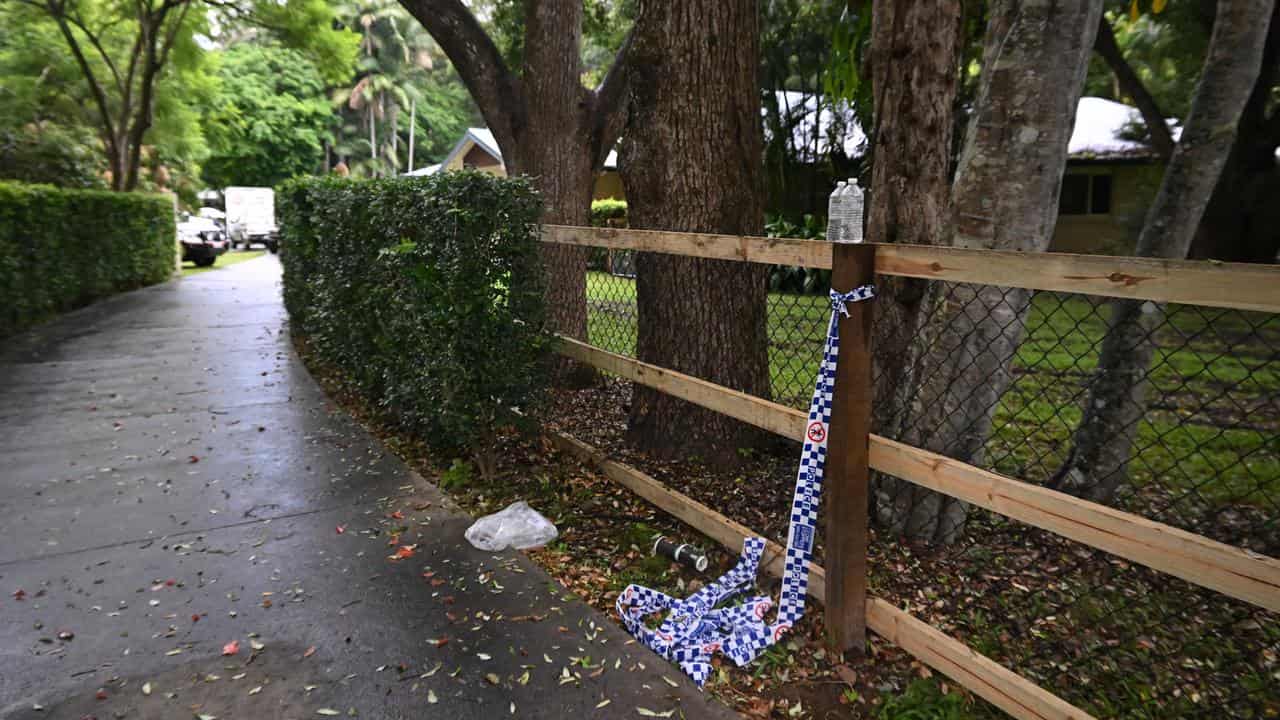 General view of a residence in Tallebudgera where a woman was shot