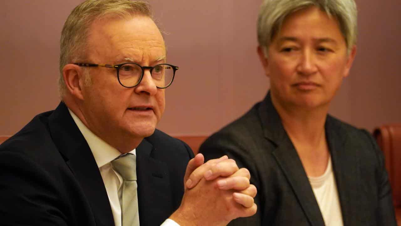 Prime Minister Anthony Albanese, Foreign Affairs Minister Penny Wong