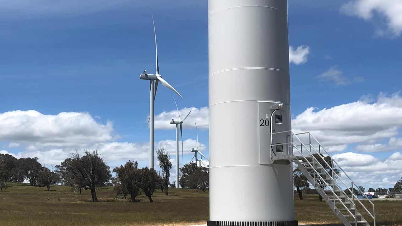 Wind turbines (file image)