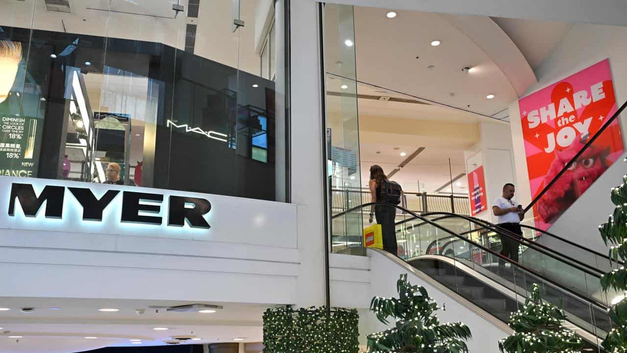 A Myer shopping centre