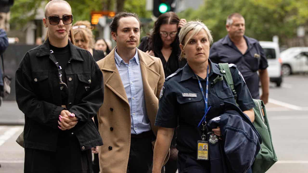 Daniel Montero (centre), son of Deborah Markey