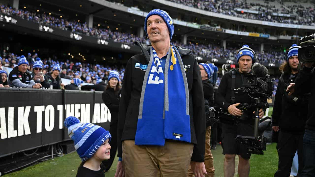 Neale Daniher during the King's Birthday AFL match in 2024