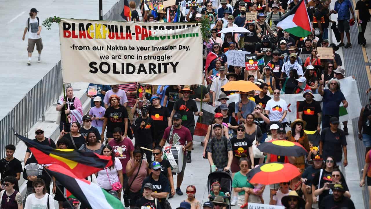 Brisbane Invasion Day protest