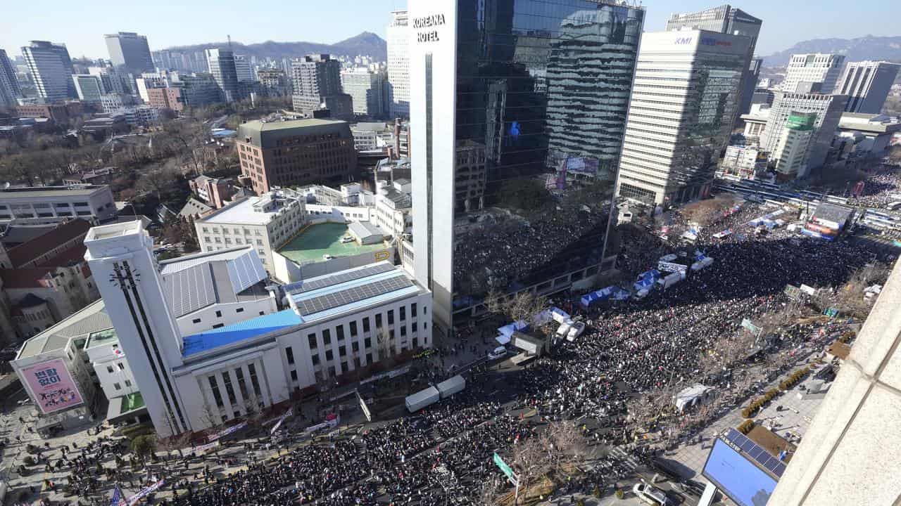 Supporters of impeached South Korean President Yoon Suk Yeol