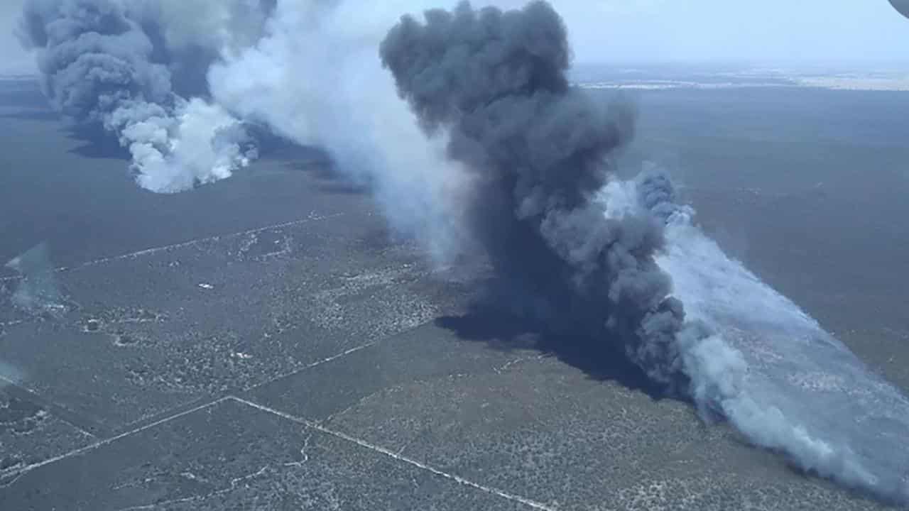 the Little Desert bushfire