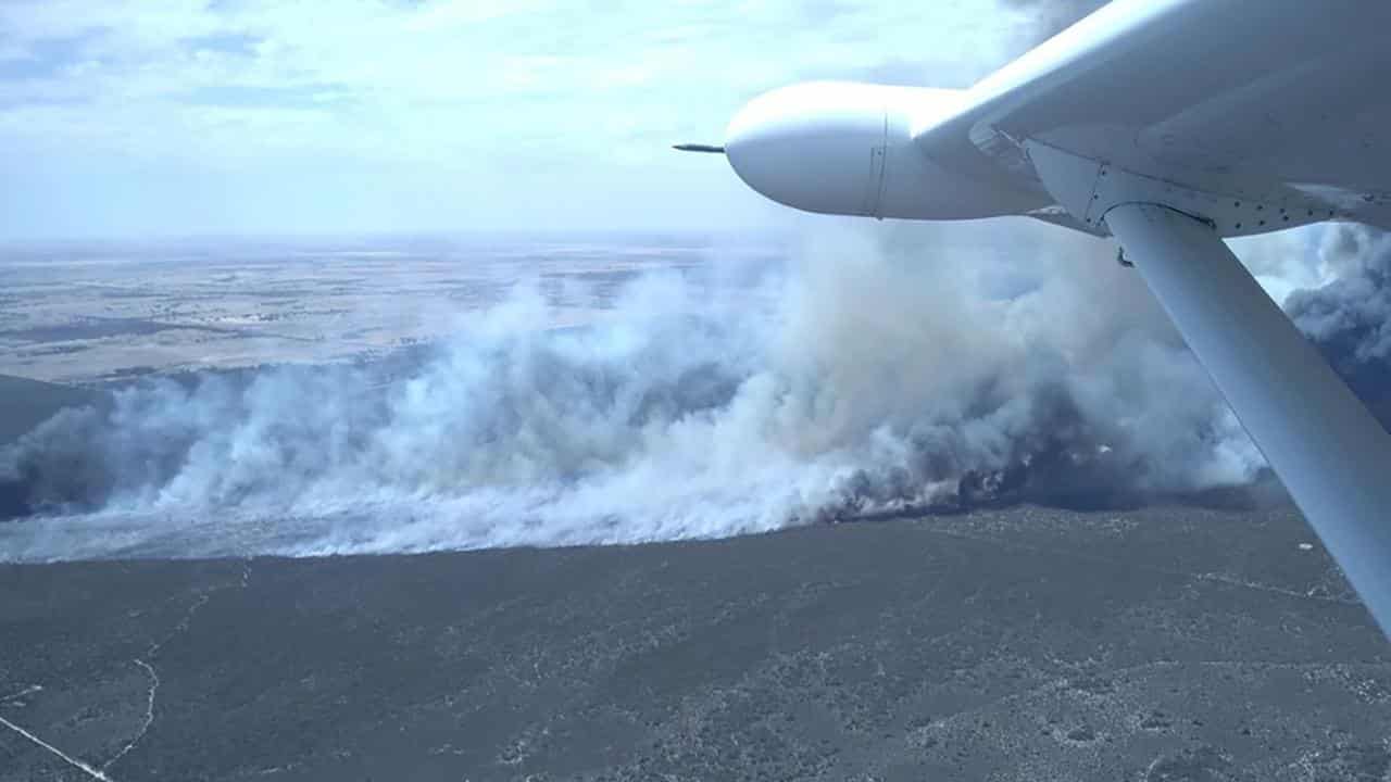 the Little Desert bushfire