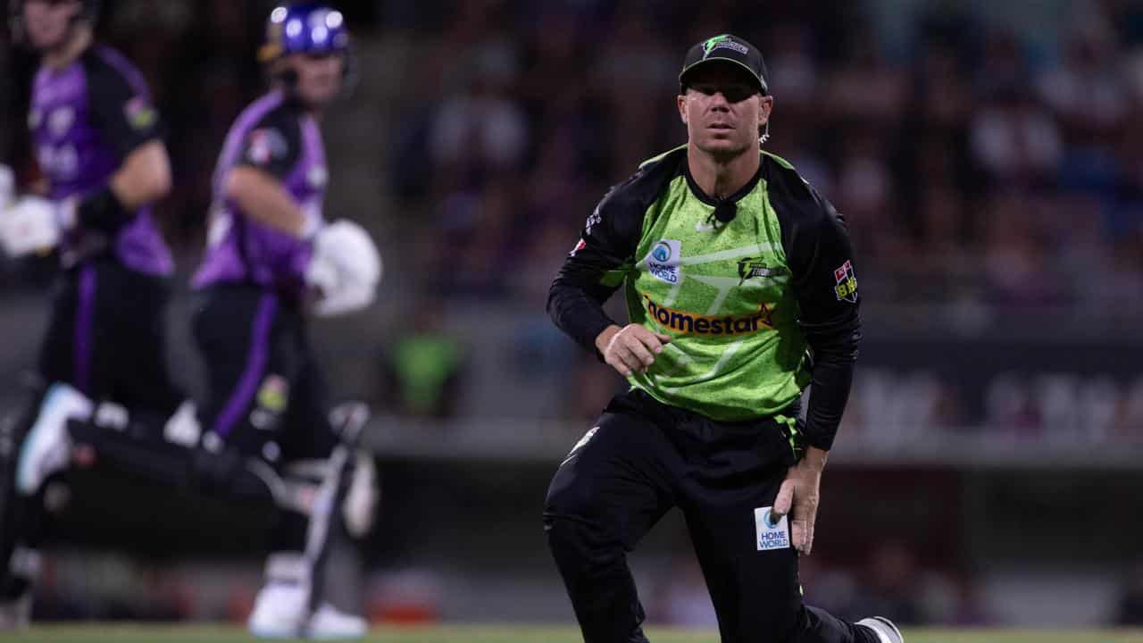 Thunder captain David Warner.