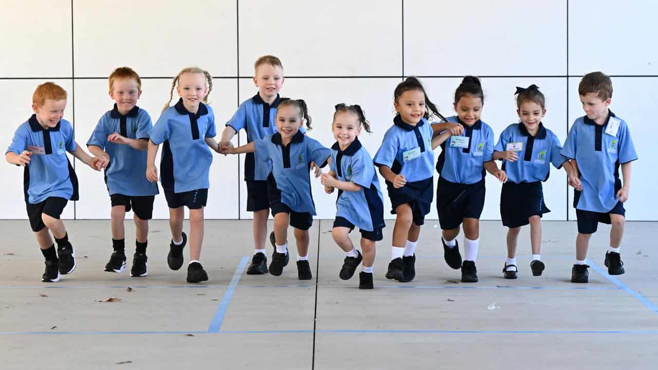 Ormeau State School’s five sets of twins starting in prep,