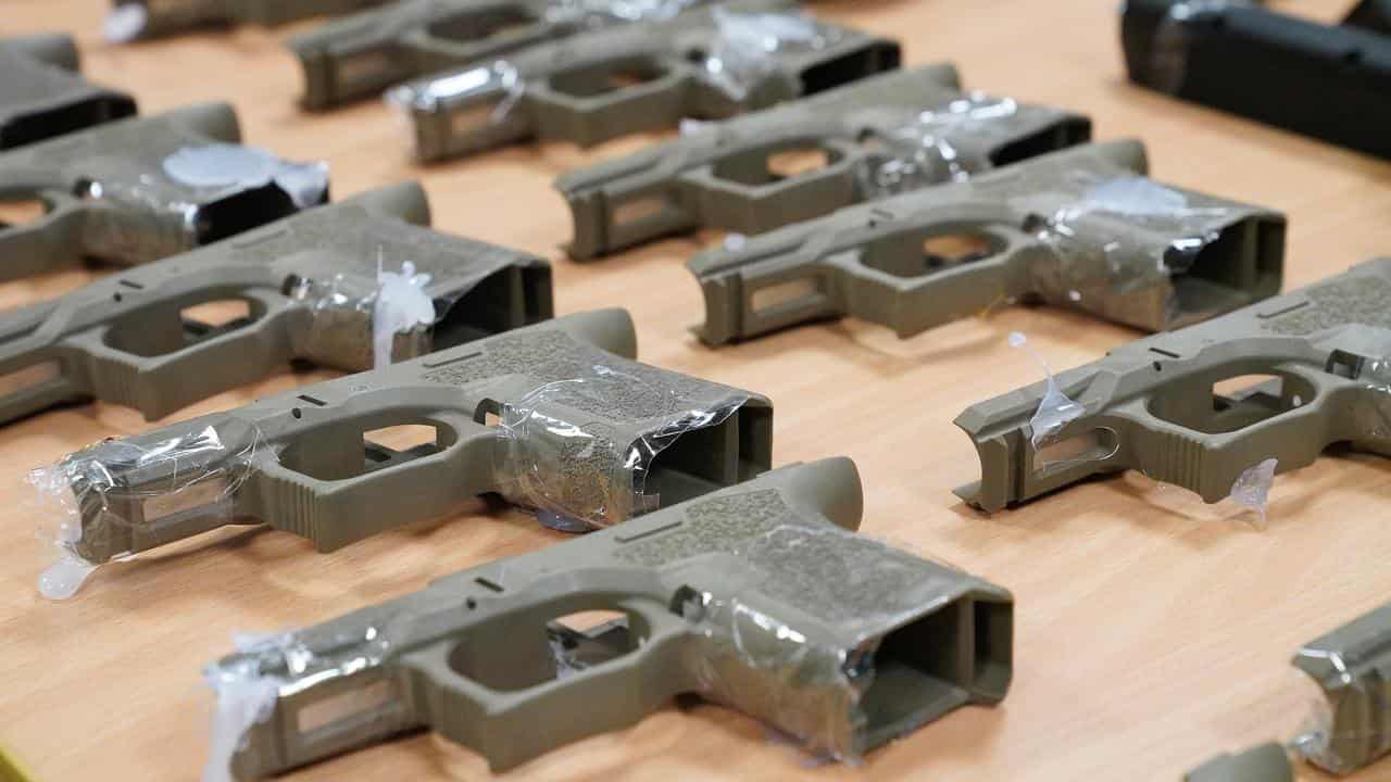 Seized gun parts