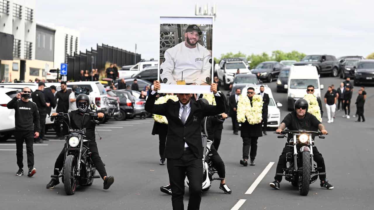 Funeral procession for Suleiman 'Sam' Abdulrahim