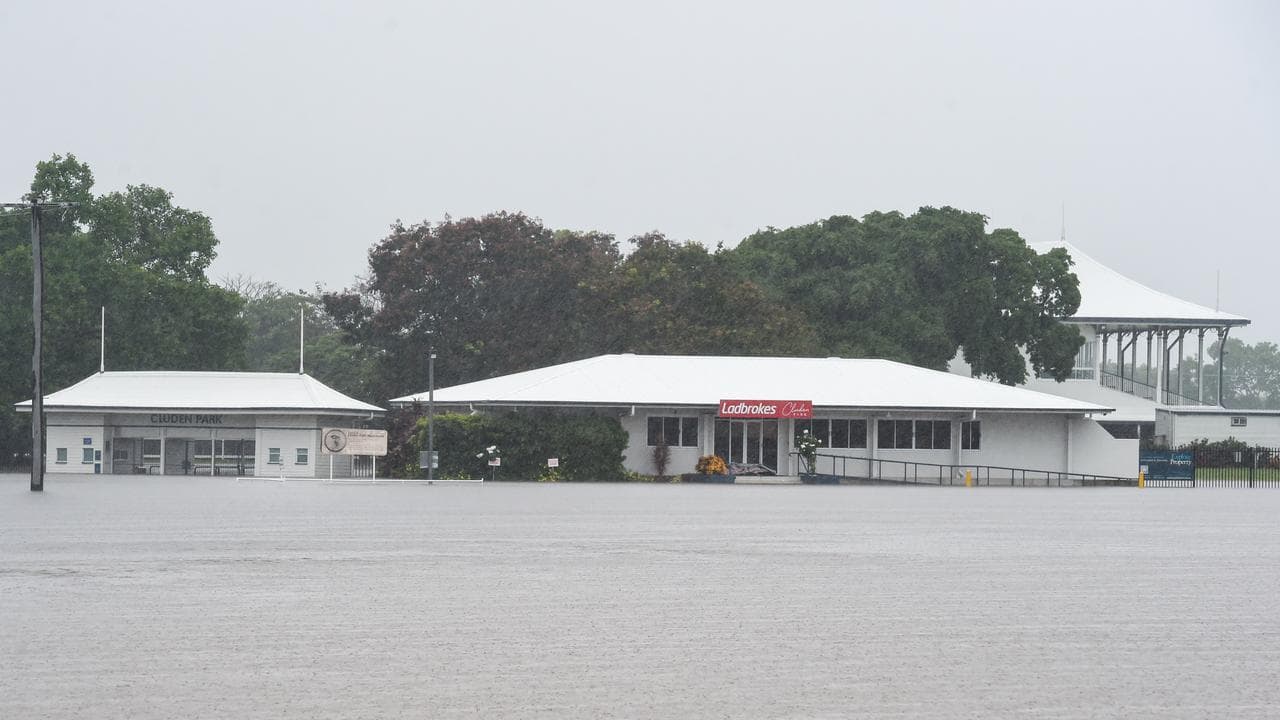 Flooded buildings
