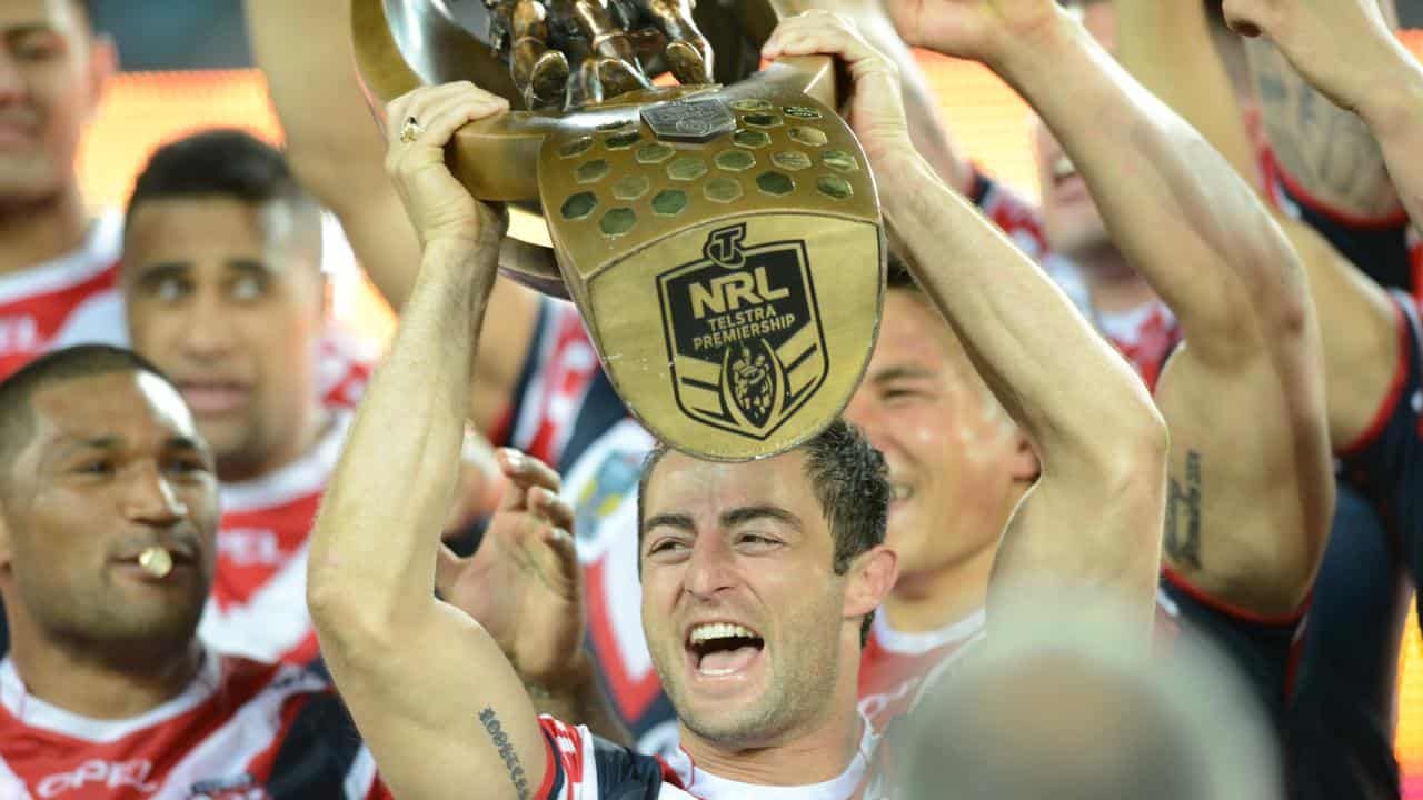 The Roosters' captain Anthony Minichiello