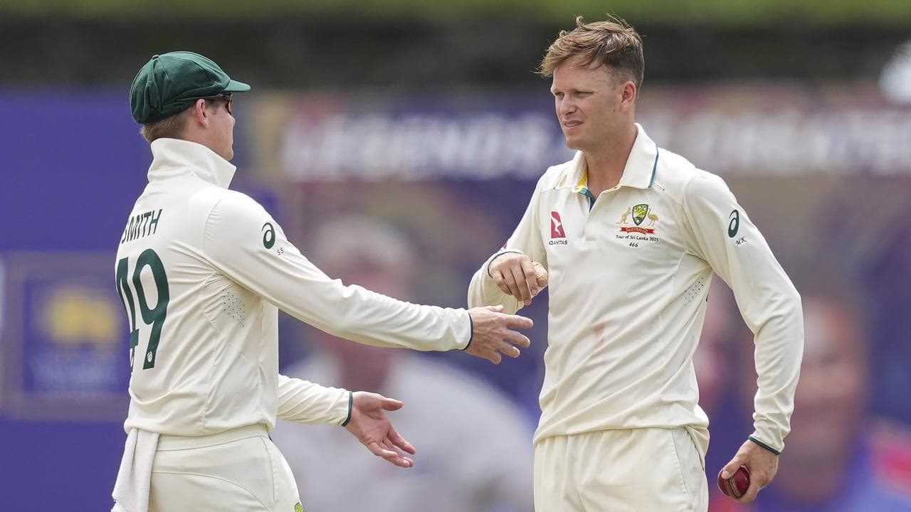 Steve Smith (left) was stunned by Matthew Kuhnemann's rapid recovery.