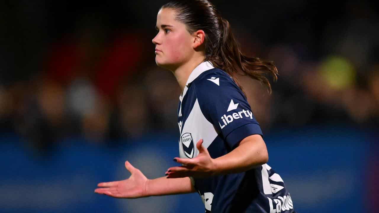 Rache Lowe scored for Melbourne Victory.