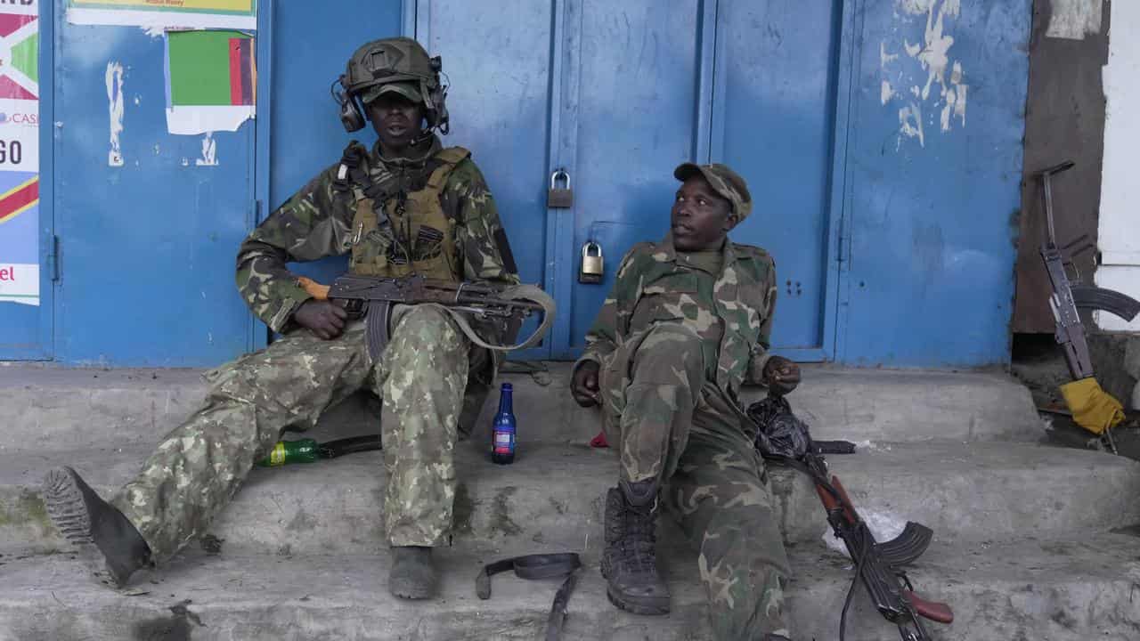 M23 rebels in Goma