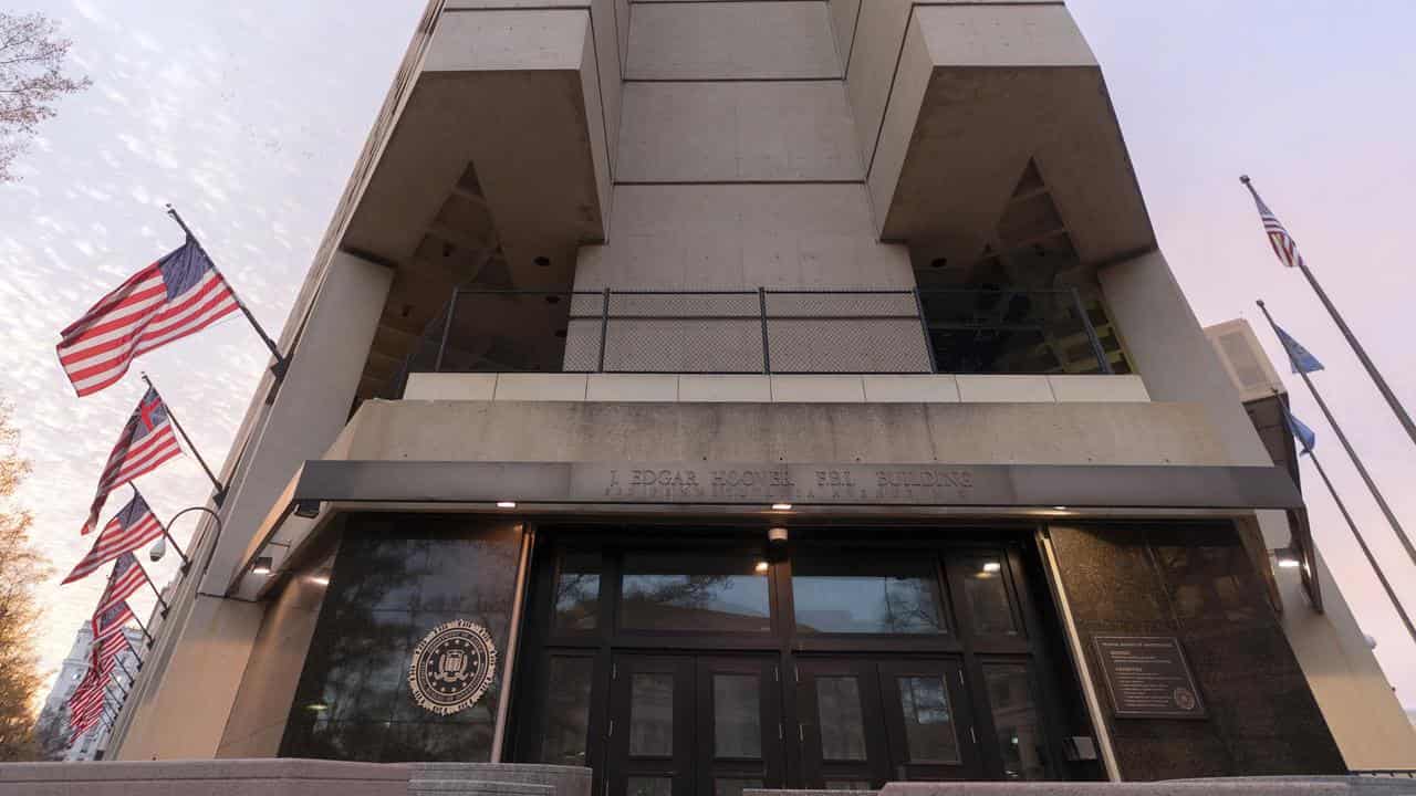 The FBI headquarters building is seen in Washington