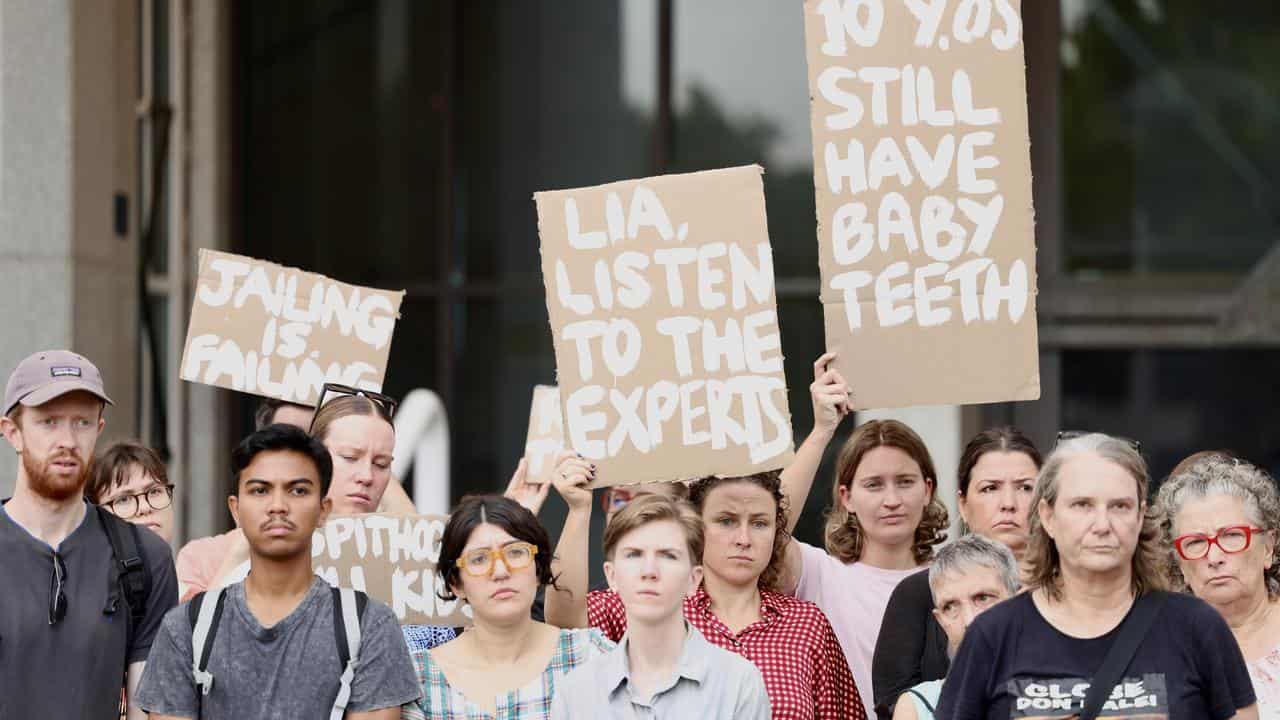 A rally for youth justice