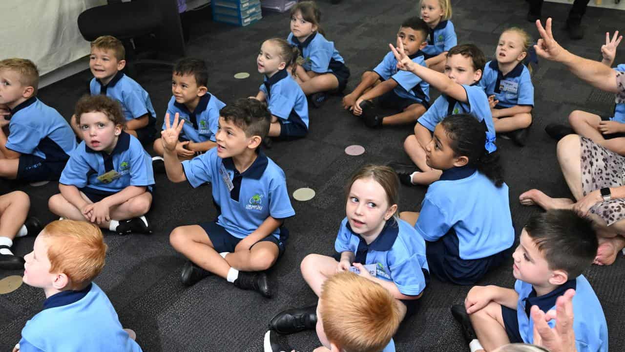 prep students at Ormeau State School