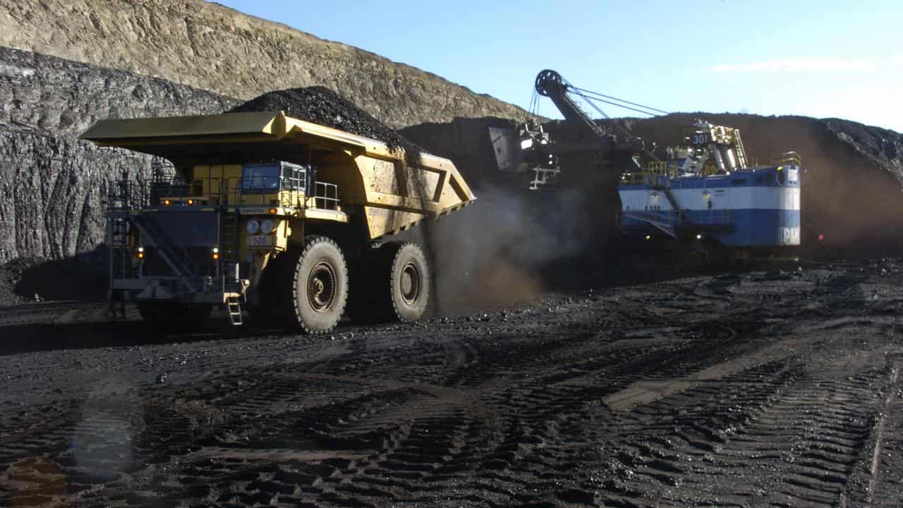 Coal being loaded in Montana