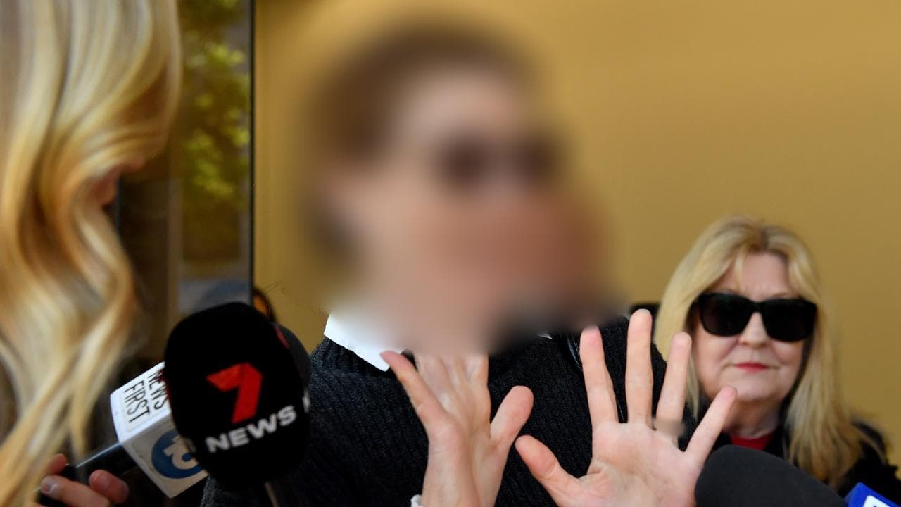 William's foster mother with face blurred (file)