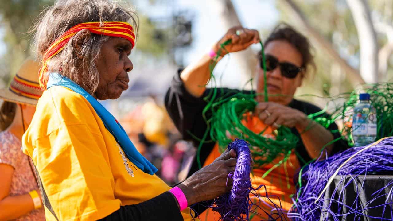 Women at a Central Land Council celebration in Alice Springs