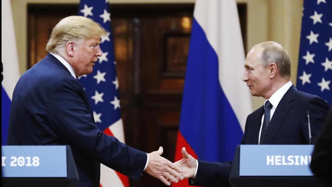 US President Donald Trump, Russian President Vladimir Putin